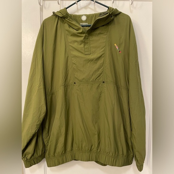 Saturdays NYC All Terrain Anorak in Olive - Picture 1 of 13
